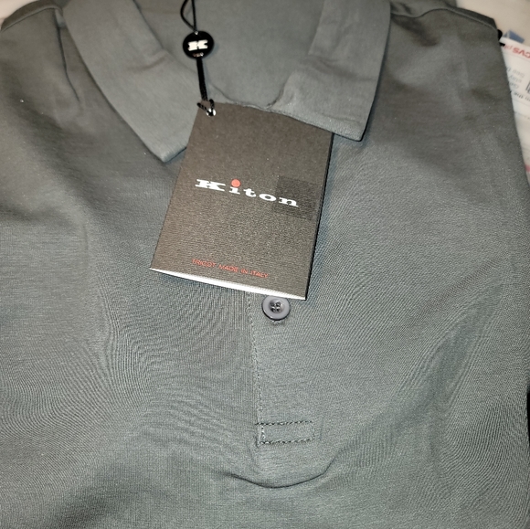 Kiton Men's Polo Shirt - Picture 3 of 4